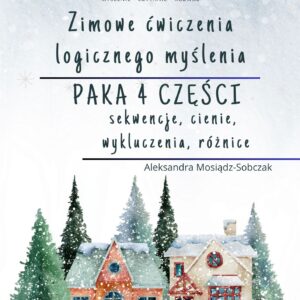 Paka 4 części, 3+1 GRATIS! Zimowe ćwiczenia logicznego myślenia