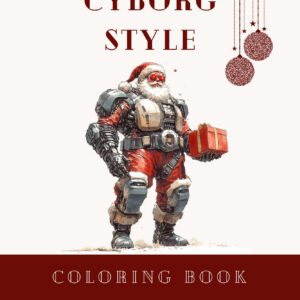Kolorowanka Świąteczna w stylu sci-fi i Cyborga